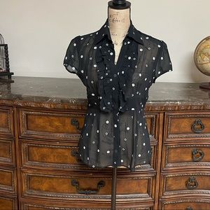 1990's Ann Taylor size 6 silk blouse